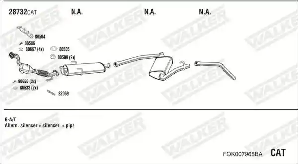 WALKER FOK007965BA
