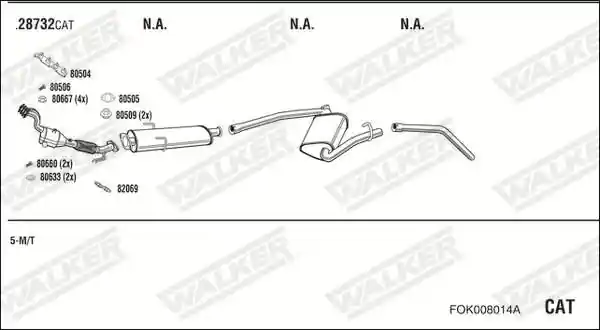 WALKER FOK008014A