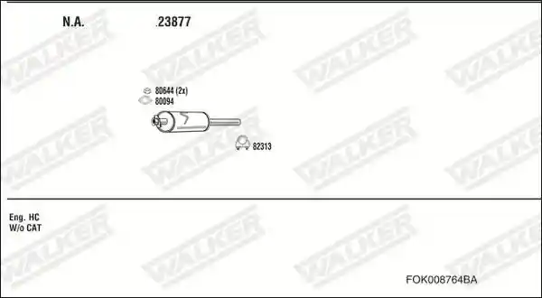 WALKER FOK008764BA