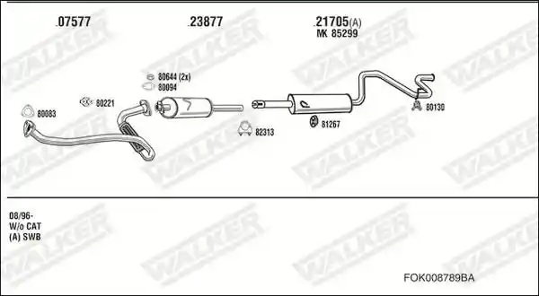 WALKER FOK008789BA