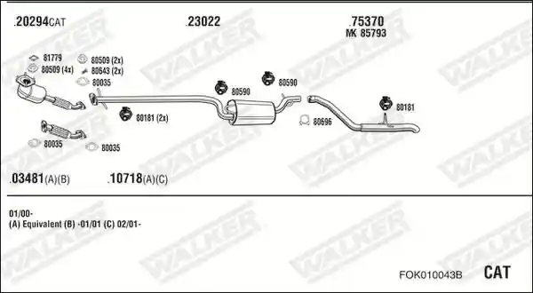 WALKER FOK010043B