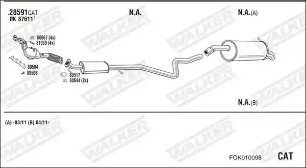 WALKER FOK010098