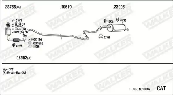 WALKER FOK010198A