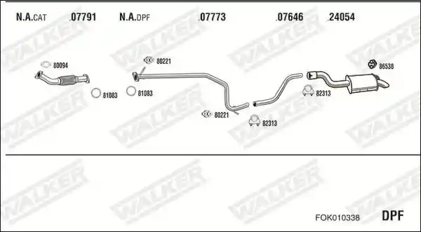 WALKER FOK010338 WALKER FOK010338
