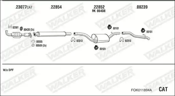 WALKER FOK011894A