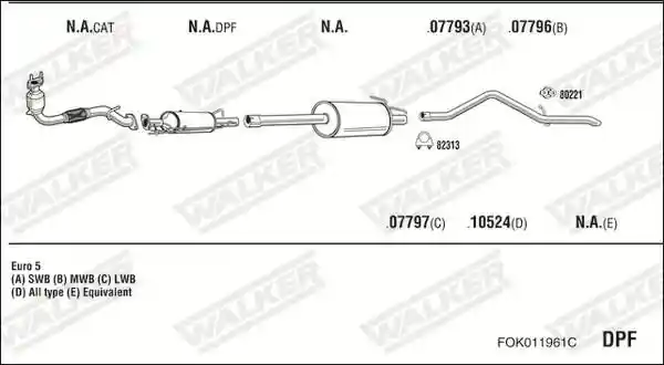 WALKER FOK011961C