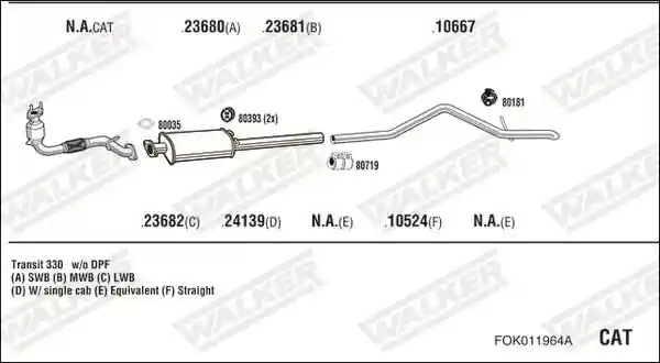 WALKER FOK011964A