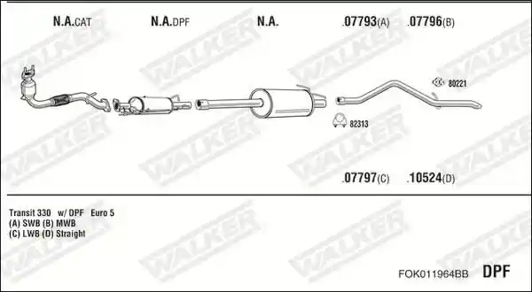 WALKER FOK011964BB