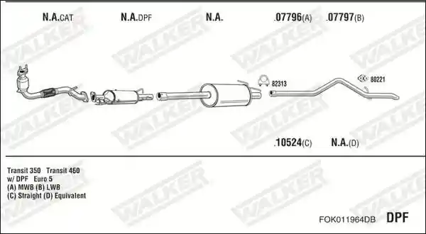 WALKER FOK011964DB