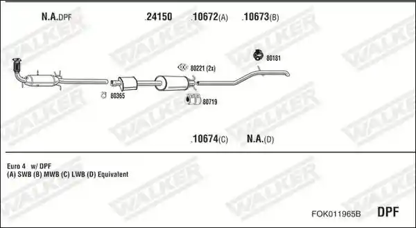 WALKER FOK011965B