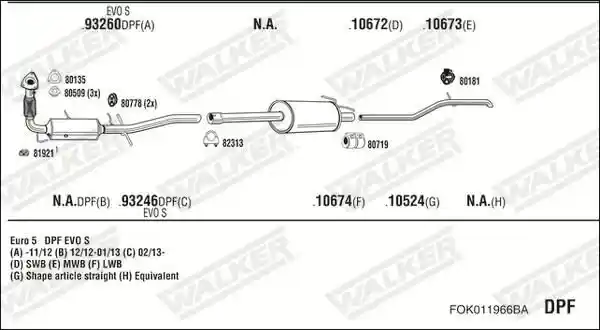 WALKER FOK011966BA