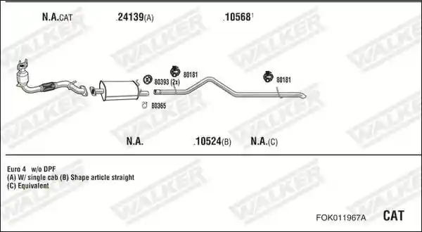 WALKER FOK011967A