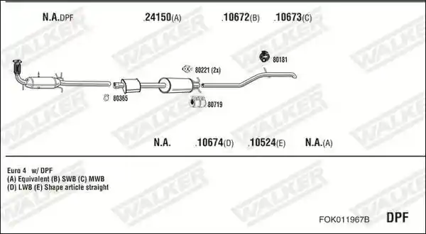 WALKER FOK011967B