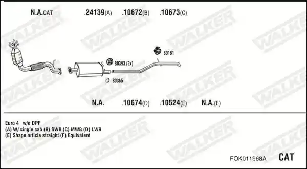 WALKER FOK011968A