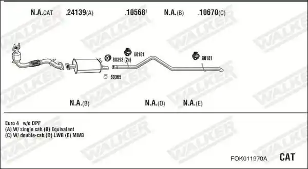 WALKER FOK011970A