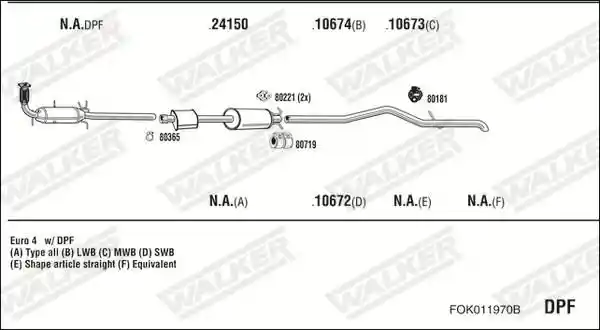 WALKER FOK011970B