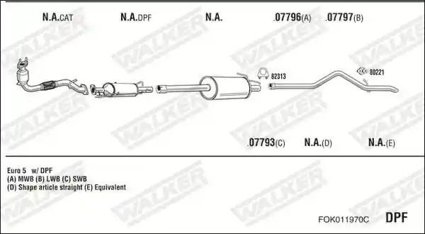 WALKER FOK011970C