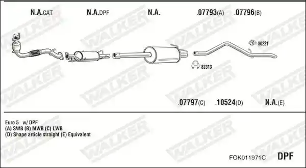 WALKER FOK011971C