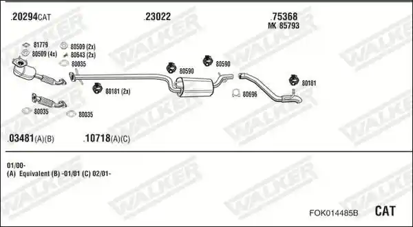 WALKER FOK014485B