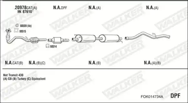 WALKER FOK014734A