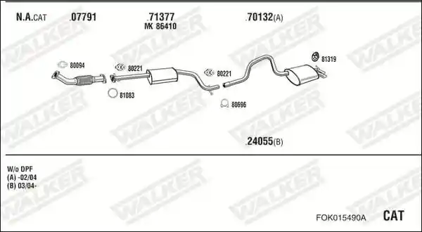 WALKER FOK015490A