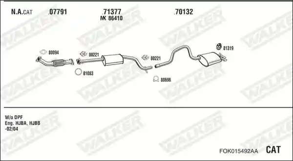 WALKER FOK015492AA