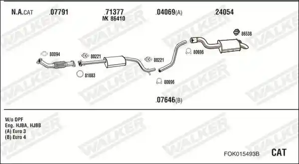 WALKER FOK015493B WALKER FOK015493B