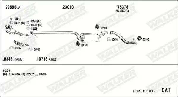 WALKER FOK015810B