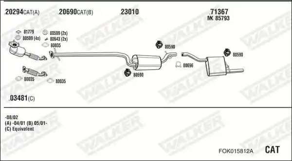 WALKER FOK015812A