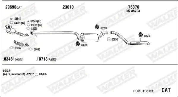 WALKER FOK015812B