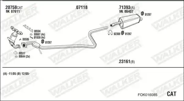 WALKER FOK016085