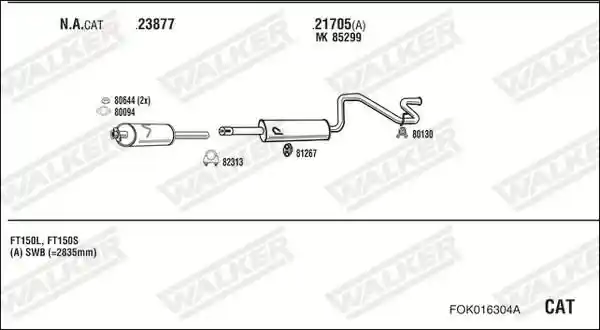 WALKER FOK016304A