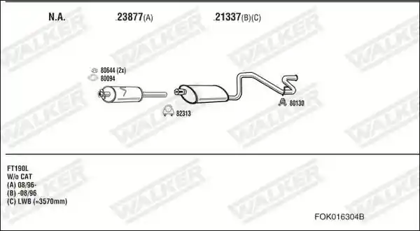 WALKER FOK016304B