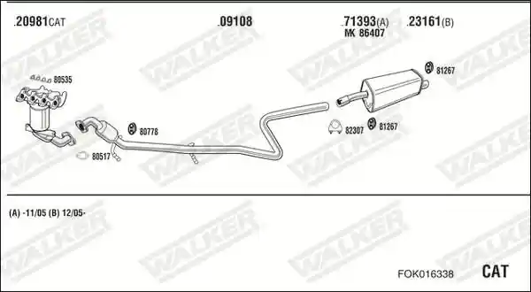 WALKER FOK016338
