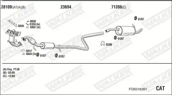 WALKER FOK016361