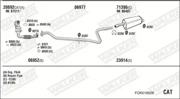 WALKER FOK016626