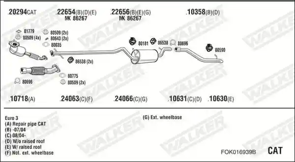 WALKER FOK016939B