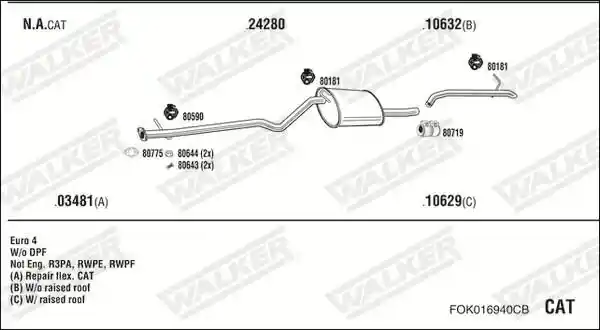 WALKER FOK016940CB