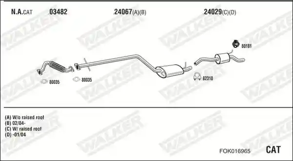 WALKER FOK016965
