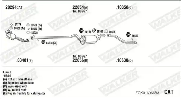 WALKER FOK016966BA