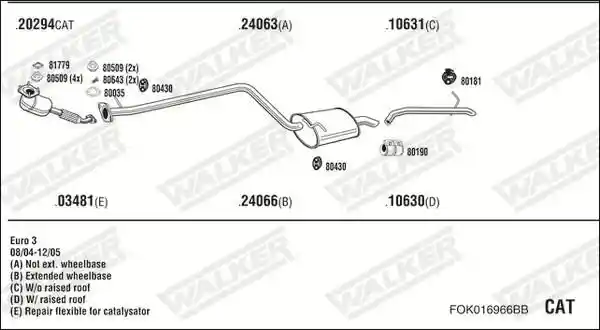 WALKER FOK016966BB