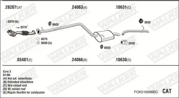 WALKER FOK016966BC