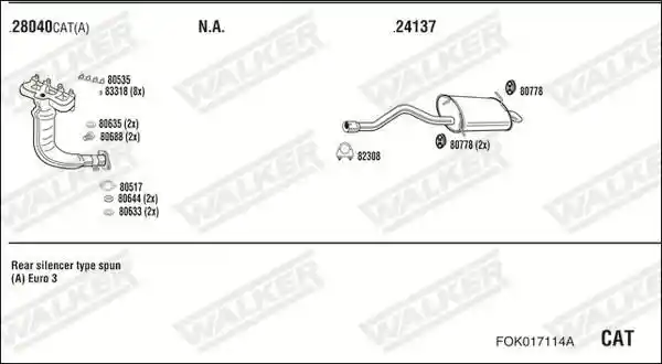 WALKER FOK017114A