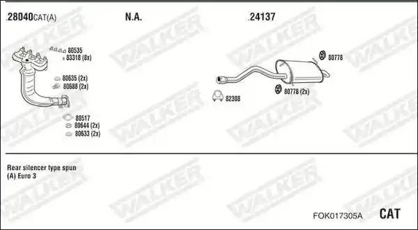 WALKER FOK017305A