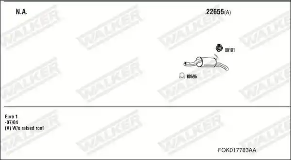 WALKER FOK017783AA