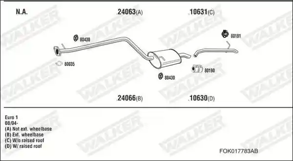 WALKER FOK017783AB