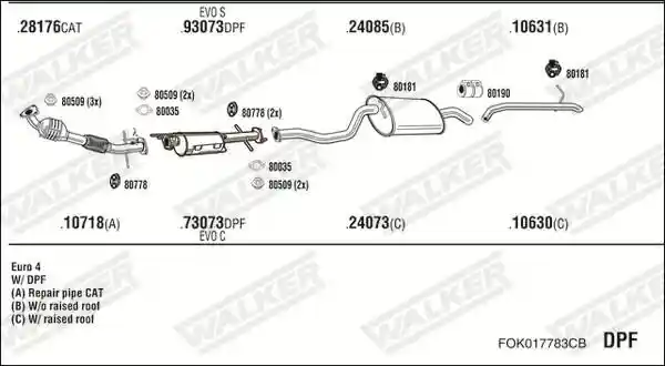 WALKER FOK017783CB