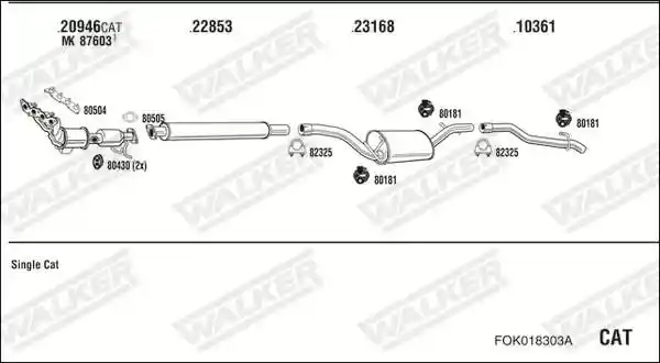 WALKER FOK018303A