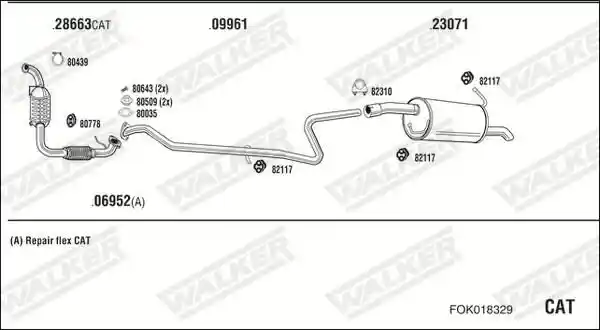 WALKER FOK018329 WALKER FOK018329