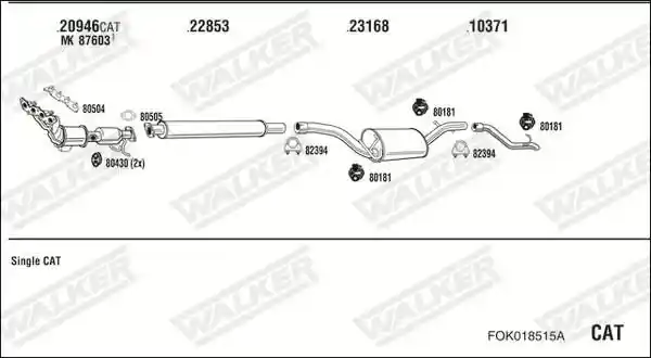 WALKER FOK018515A